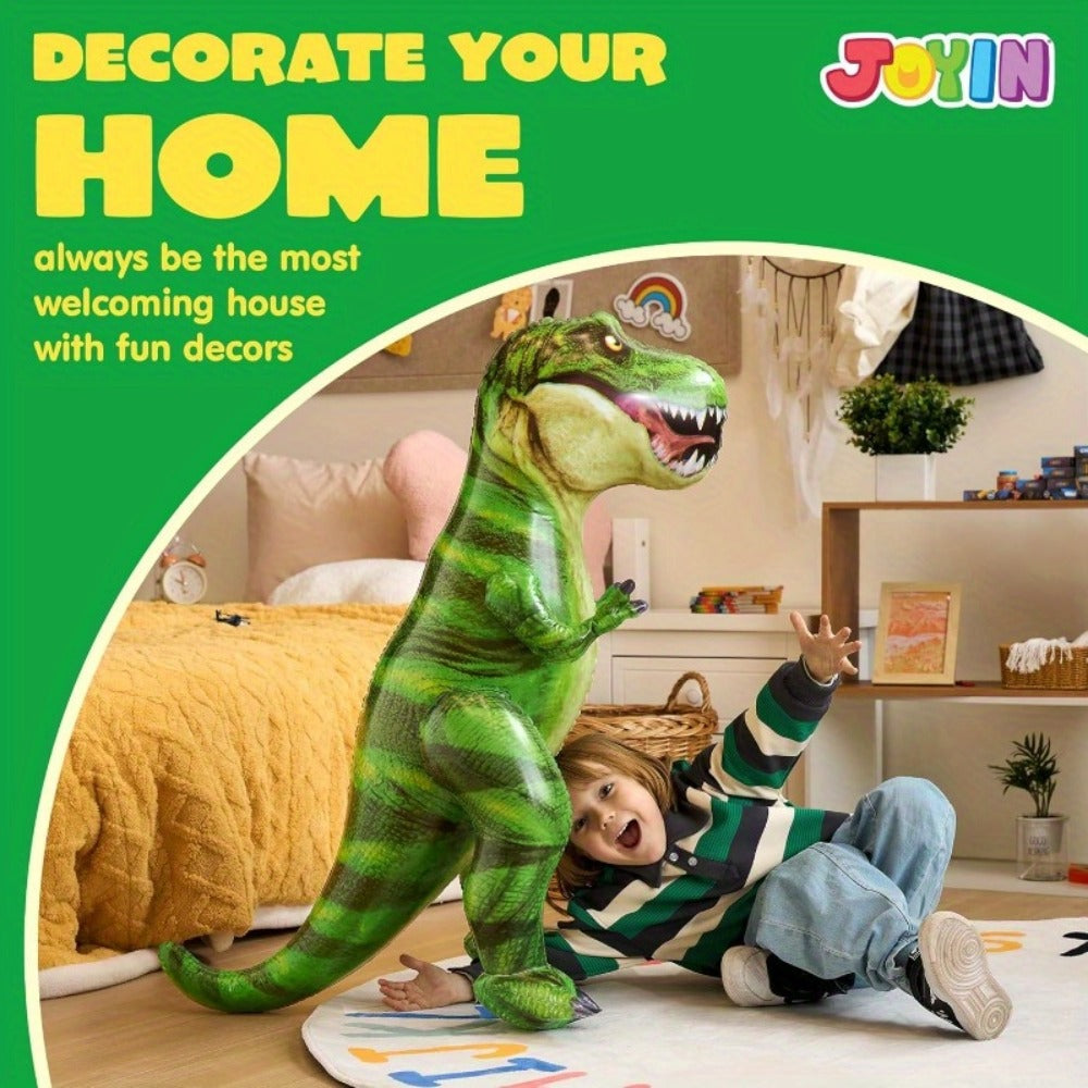 Giant Inflatable T-Rex Dinosaur 37 Inch, Tyrannosaurus Rex Blow Up Toy Safe with the Listed Color, Size or Set Options for Everyday Use
