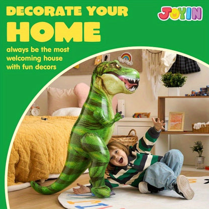 Giant Inflatable T-Rex Dinosaur 37 Inch, Tyrannosaurus Rex Blow Up Toy Safe with the Listed Color, Size or Set Options for Everyday Use