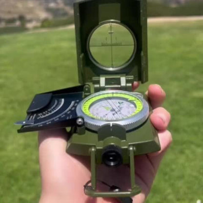 Sighting Compass with Inclinometer & Carrying Bag – Survival Navigation Tool for Camping, Hiking, Hunting & Geology