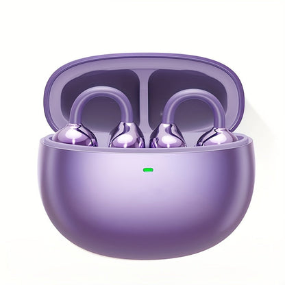 Clip On Wireless Earbuds Open Ear Bluetooth Headphones with Detachable Gemstone Earrings ANC for an Everyday Personal Care Routine