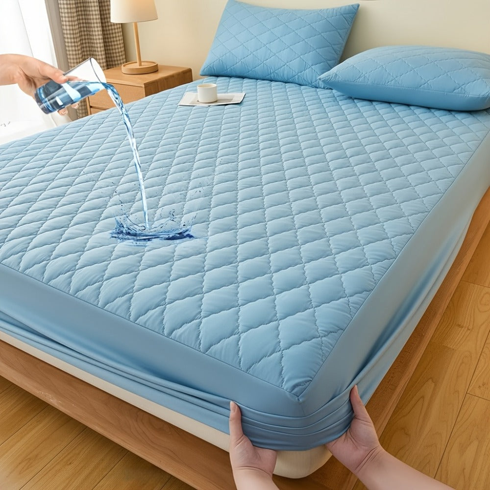 Mattress Protector Cover Soft Breathable Cooling Fitted Sheet Twin Full Queen King Deep Pocket Machine Washable Bed Cover for Home Hotel