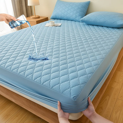 Mattress Protector Cover Soft Breathable Cooling Fitted Sheet Twin Full Queen King Deep Pocket Machine Washable Bed Cover for Home Hotel