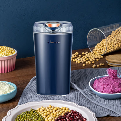 Electric Coffee Grinder 200W | Quiet Spice Grinder | 80g Large Capacity 12 Cups | 304 Stainless Steel Blade | One-Touch Operation | Grinds