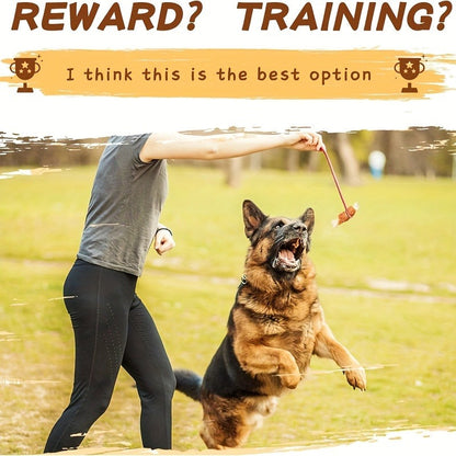 Dog Treats Chicken or Duck Wrapped Bone-Shaped Biscuits in Two-Pack Flavor Options for Reward Use
