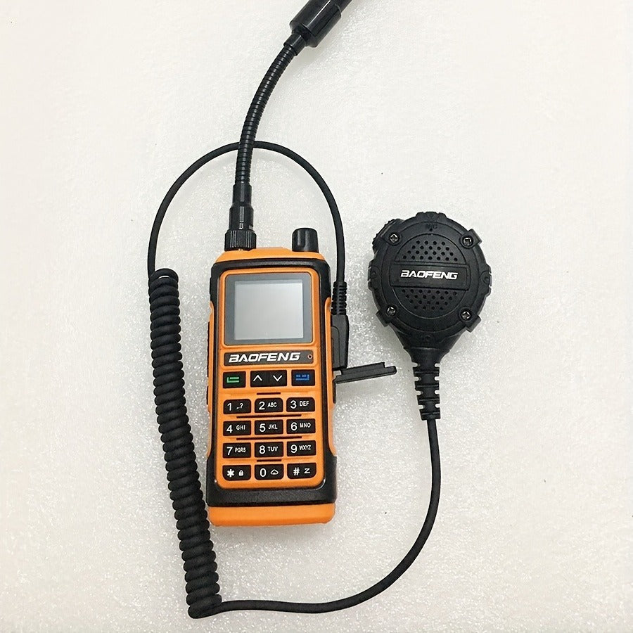 Walkie Talkie Remote Speaker Microphone H3 Lightweight Shoulder Mic PTT for Two Way Radio Clear Communication Outdoor Hiking Camping