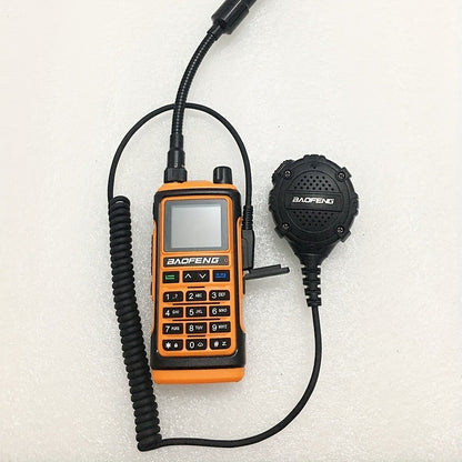 Walkie Talkie Remote Speaker Microphone H3 Lightweight Shoulder Mic PTT for Two Way Radio Clear Communication Outdoor Hiking Camping