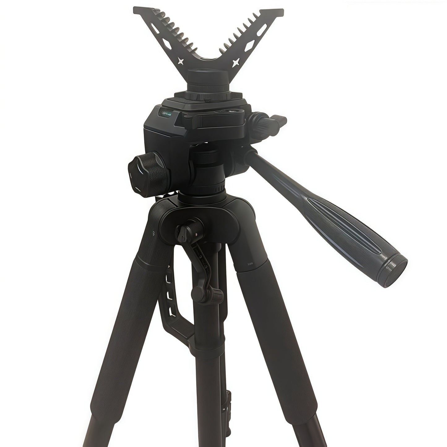 Adjustable V-Shape Shooting Tripod Stand 21-59 Inch, Heavy Duty Rifle Gun Rest Tripod for Outdoor Hunting Shooting Practice Photography