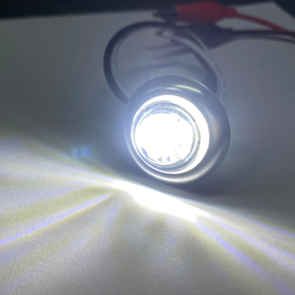 Marine Boat Lights 20 Pack, DC 12V Submersible LED Side Marker Lights for Boat Transom Stern Tail Yacht, Round Courtesy Navigation Lights
