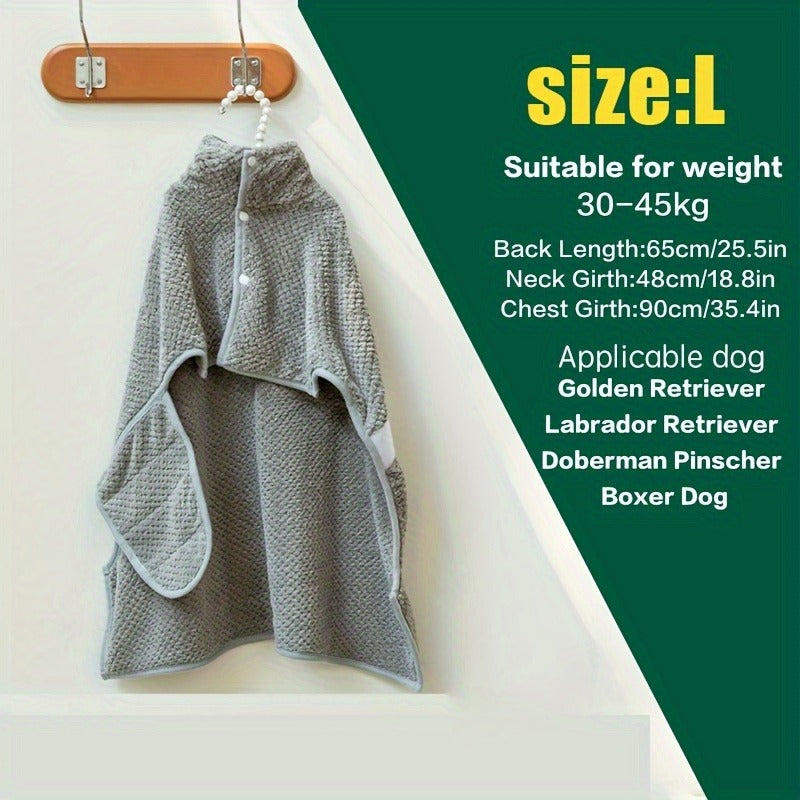 Microfiber Pet Towel Quick-Dry Super Absorbent Dog Bath Towel for Bathing Swimming Beach Outdoor S M L Gray Soft Lightweight Dog Grooming