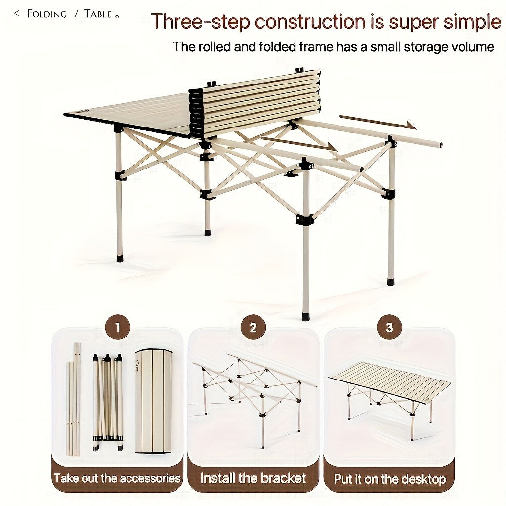 Folding Camping Table Portable | Lightweight BBQ Picnic Outdoor Table