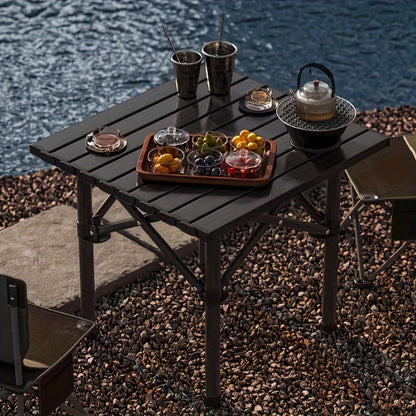 Folding Camping Table with Storage Bag – Large Portable Outdoor Picnic Table for Camping, BBQ, Garden, Backyard & Self-Driving Tours