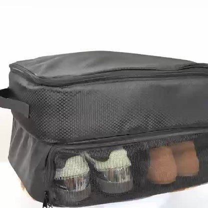 Golf Ball Storage Bag Oxford Fabric – Portable Golf Ball Carrier Pouch with Zipper, Holds 12 Balls, Lightweight Golf Accessories Organizer