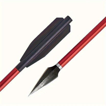 Broadhead Mini Crossbow Bolts 6pcs | 6.7 Inch Aluminum Alloy Archery Arrows with Sharp Tips for 50-80 Lbs Mini Crossbow