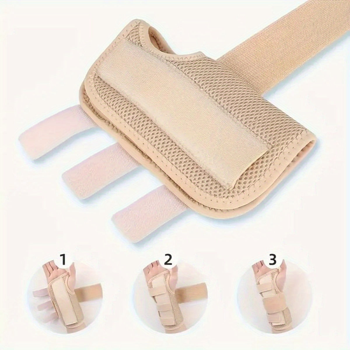 Carpal Tunnel Wrist Brace 2-Pack – Left & Right Hand Adjustable Compression Night Support Splint | One Size Fits All Wrist Stabilizer