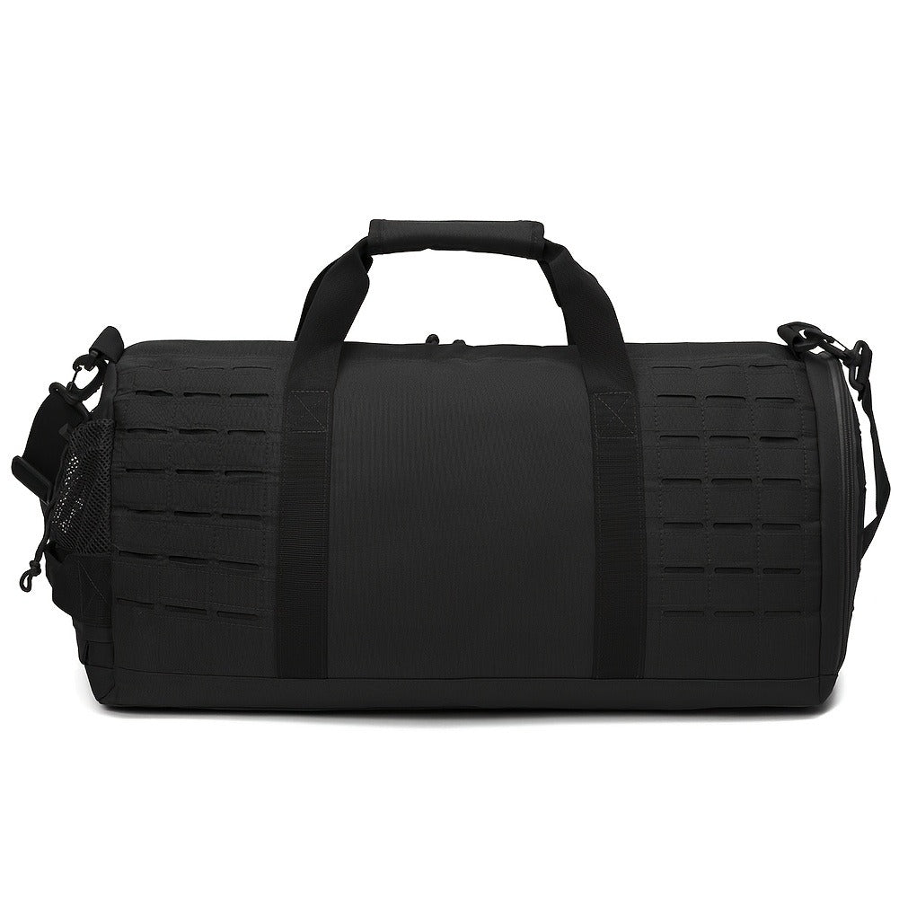Tactical Duffle Bag 40L for Men Heavy Duty Gym Bag with Shoe Compartment Laptop Pocket Waterproof Sport Travel Bag Weekender Overnight Bag