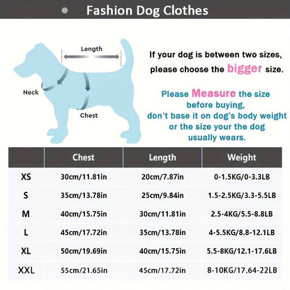 Cable-Knit Dog Turtleneck Sweater with Fair Isle Pattern, Beige or Blue and Five XS–XL Sizes