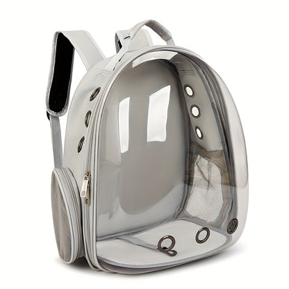 Space Capsule Pet Backpack Carrier for Cats & Small Dogs – Portable Double Shoulder Bag with Bubble Window