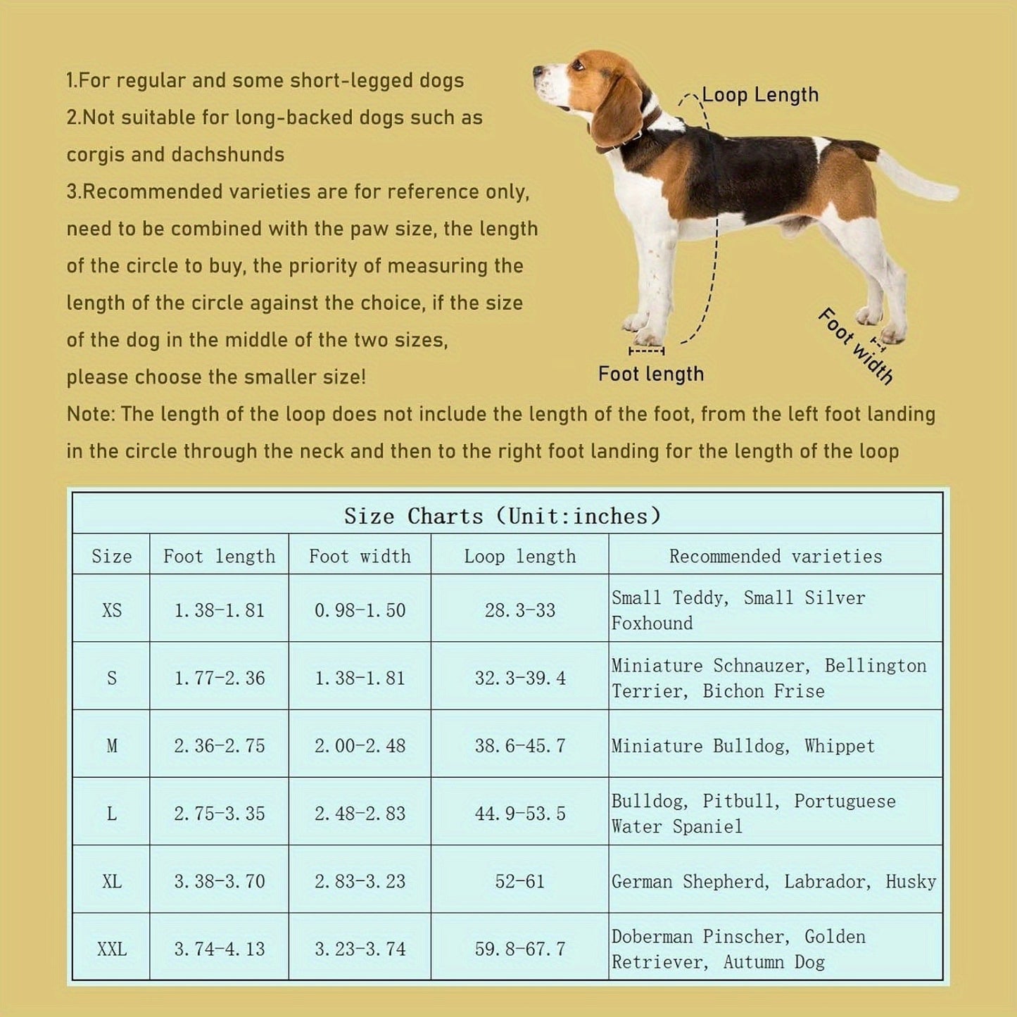 Dog Boots Anti-Slip Suspender Booties with Adjustable Straps & Buckles – Winter Warm Durable Polyester Snow & Ice Paw Protector