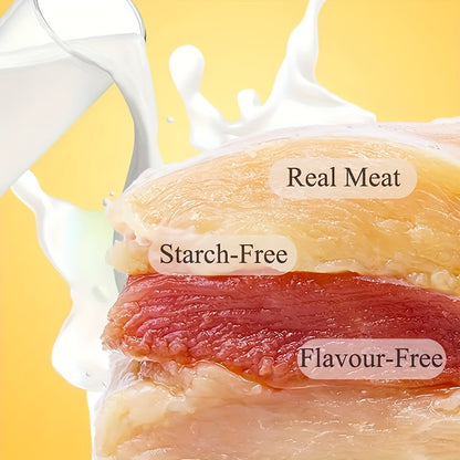Milk Stick Dog Treats Soft Chew – Dried Milk Chicken & Duck Sticks, High Protein Easily Digestible Training Rewards