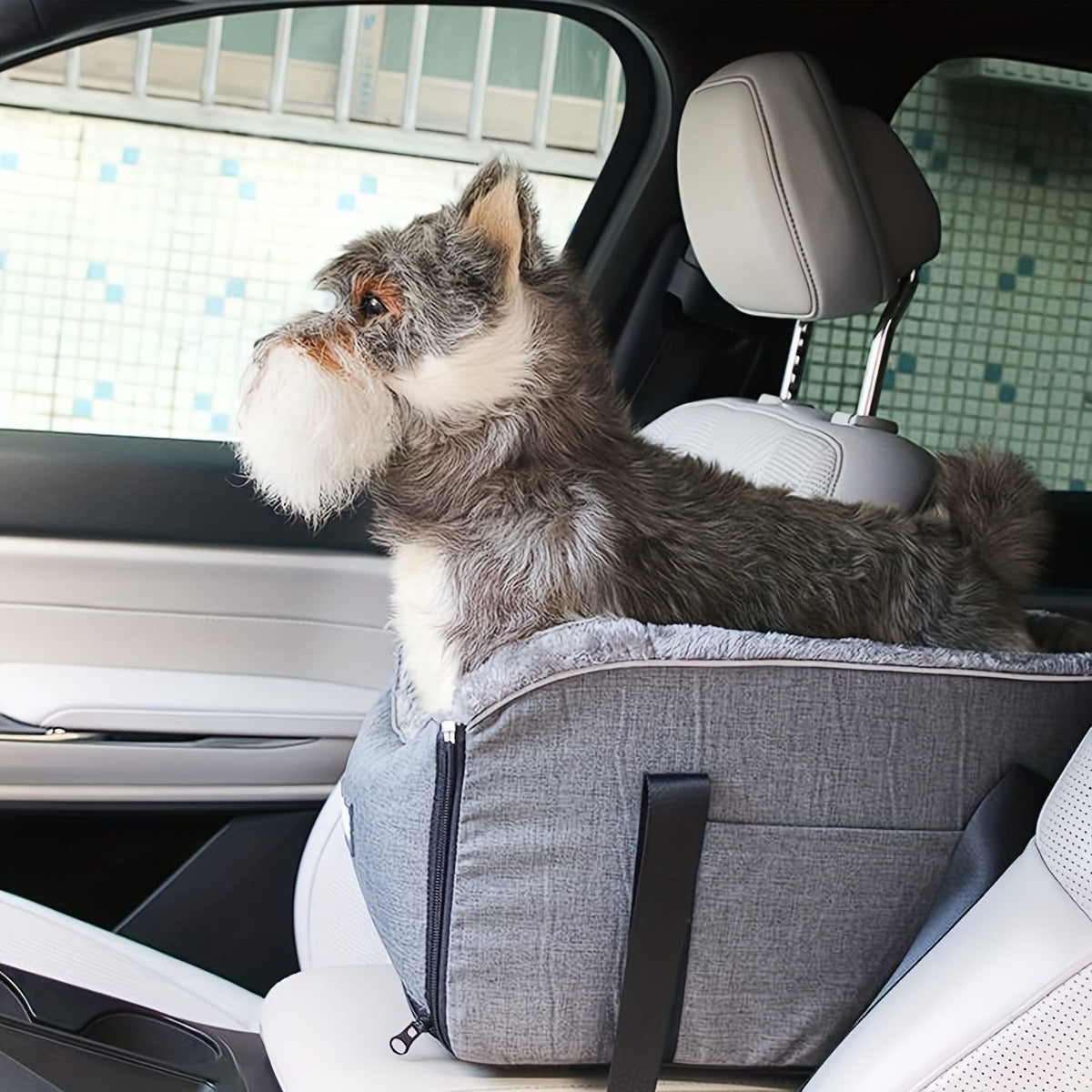 Pet Travel Bag & Car Seat for Small Medium Dogs Cats – Portable Polyester Carrier with Secure Buckle Closure