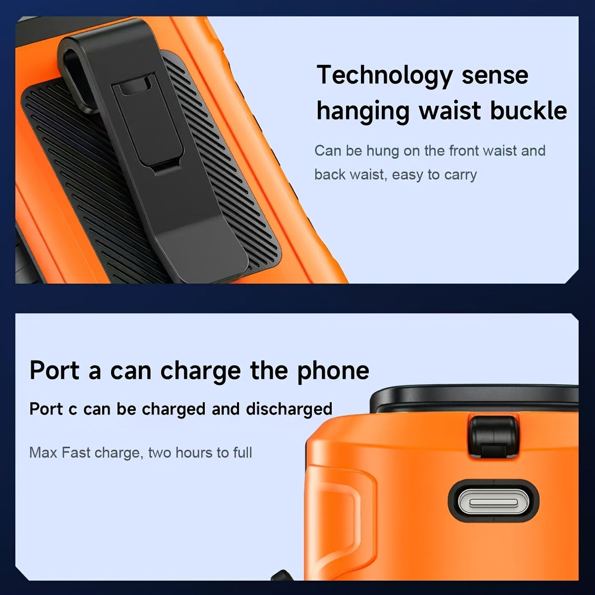 Wearable Neck Fan Rechargeable 10000mAh, 5-in-1 Portable USB Fan 22000RPM Brushless Motor, 5 Wind Speeds, LED Power Indicator