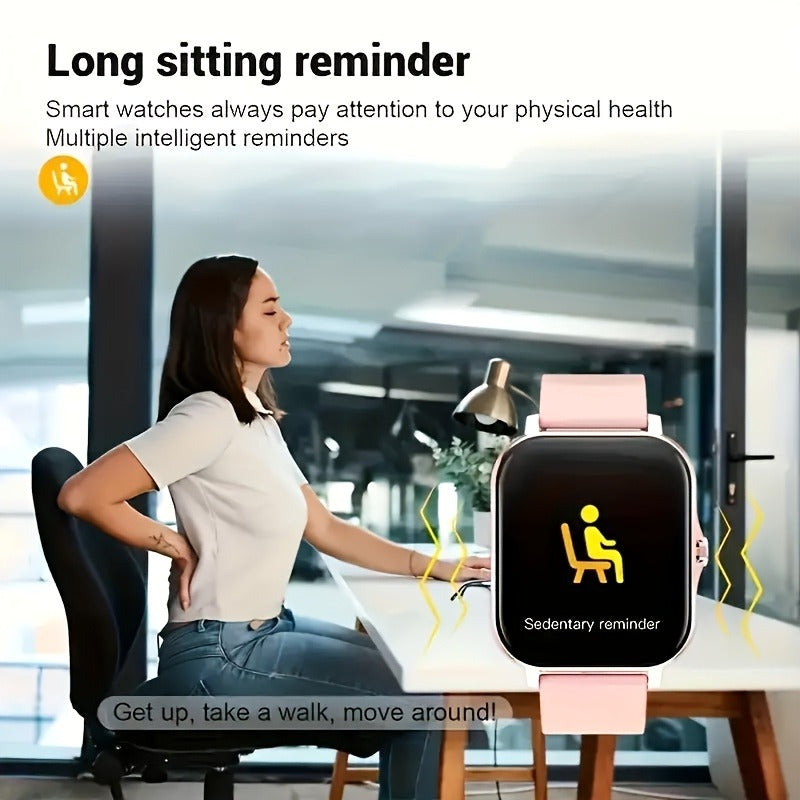 Smartwatch Bluetooth Calling with 1.83" Full Touch Screen, Multiple Sport Modes, Music Control & Sedentary Reminder – Fitness Tracker