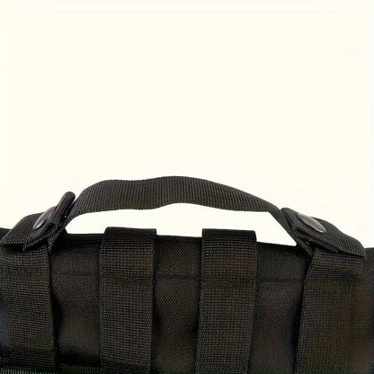 Tactical Gun Holster Sling Scabbard Bag, Water-Resistant Polyester Rifle Pistol Case with Ambidextrous Design and Adjustable Shoulder Strap