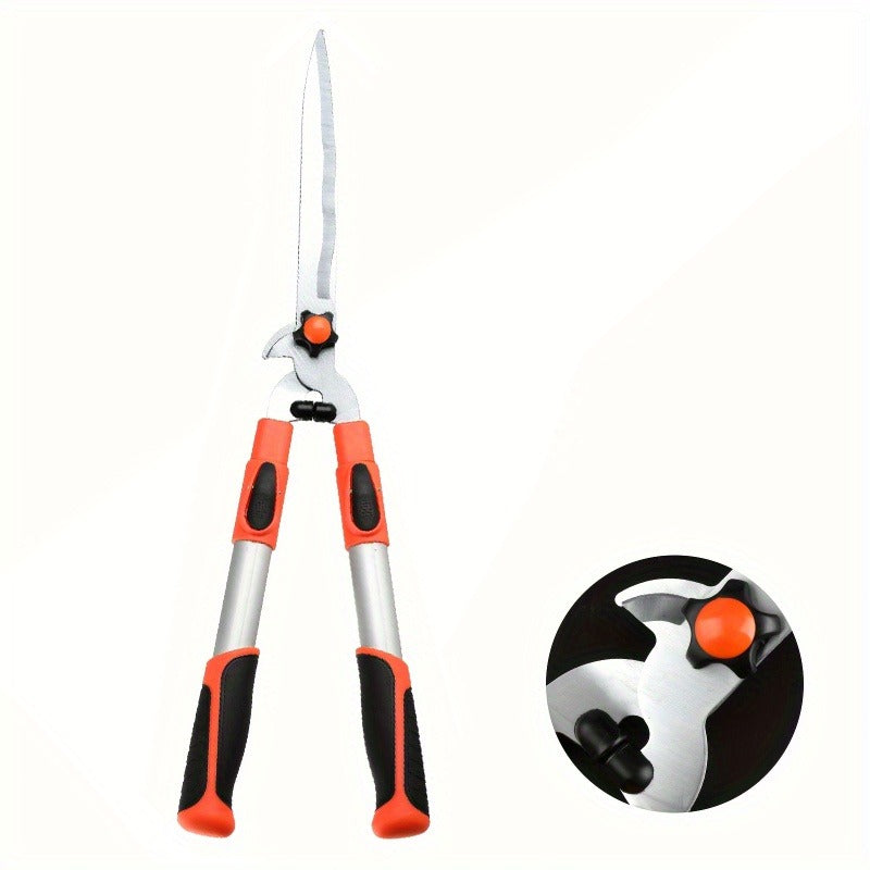 Long Reach Pruning Shears 18-38 Inch Extendable – Non-Stick Steel Blades Cut 2" Branches, Shock-Absorbing Handle