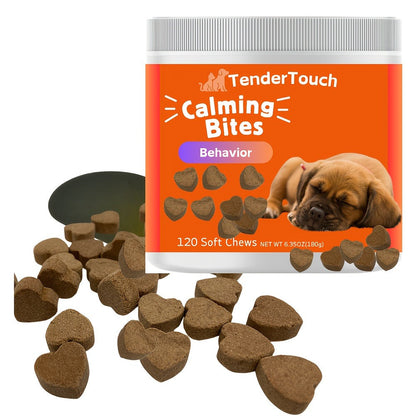 Dog Soft Chew Supplement with Poria Cocos, Codonopsis and Anemarrhenae, 120 Count in a 200 g Jar