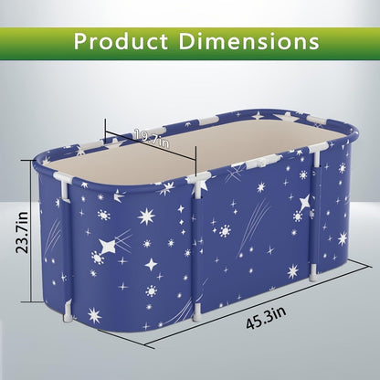 Inflatable Swimming Pool 870 Gallon, Foldable Family Pool for Outdoor Backyard, Kids & Adults, Portable Above Ground Pool