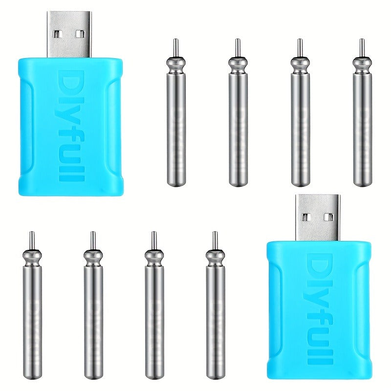 Rechargeable Fishing Float Batteries 8 Pack with 2 Chargers – LED Night Bobber Battery Set for Lighted Fishing Float