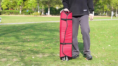 Folding Camping Chair with Optional Sunshade Canopy, Cup Holders, Carry Bag and Black, Red or Blue Configurations