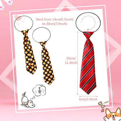 Dog Neck Ties Bulk Pack 30pcs Adjustable Grooming Bow Ties for Medium Large Dogs Mix Colors Holiday Birthday Daily Wear Pet Collar