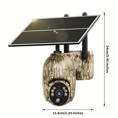 4G Cellular Game Camera Solar Powered – 2K Live View, 0.02s Motion Trigger, Night Vision, No WiFi Needed for Hunting & Wildlife