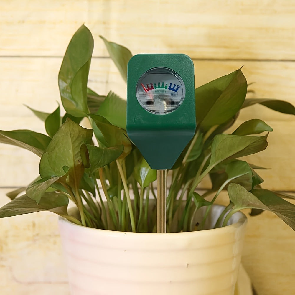 Soil Moisture Meter Probe – Mini Metal Hygrometer Sensor for Garden Plants, Portable Water Analyzer Detector for Flowers