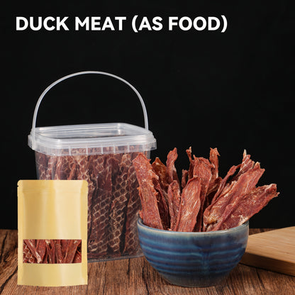 Dog Treats Duck Jerky Bundle with Bite, Duo and Mixed Chew Choices in Five Retained Pack Options