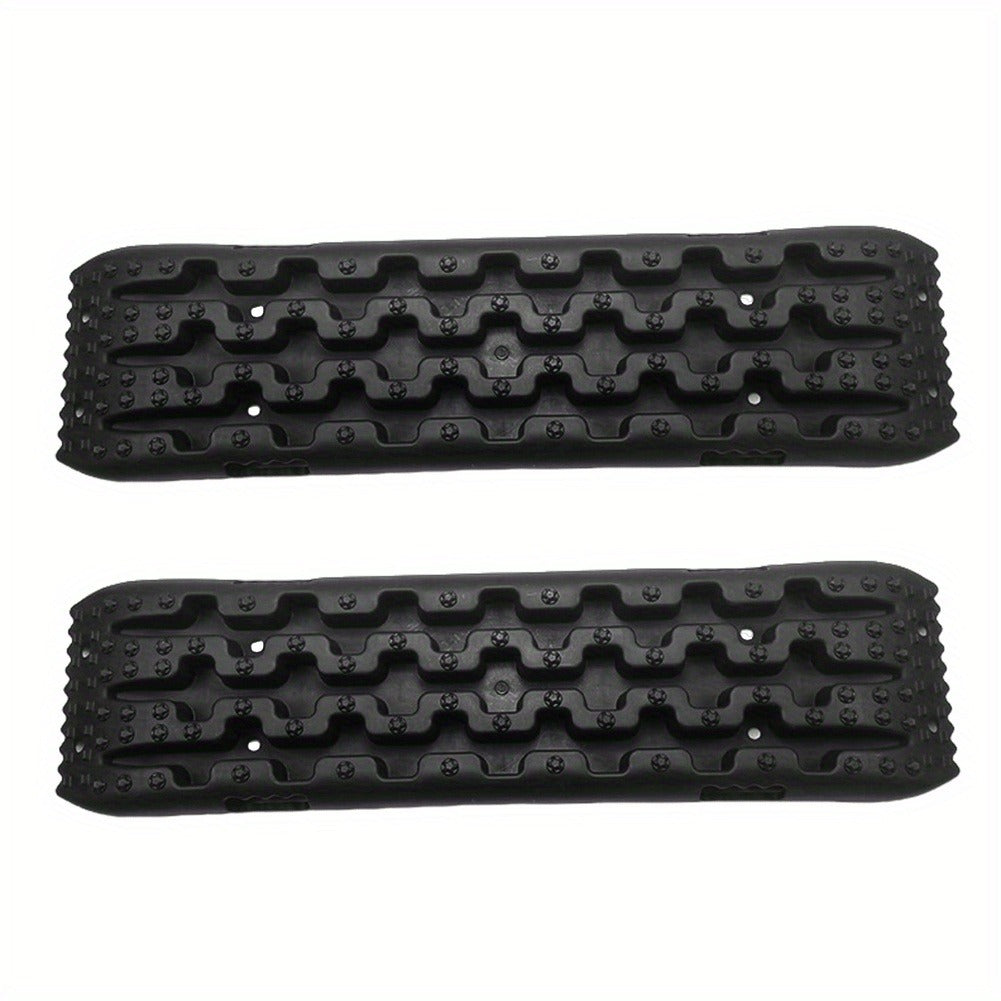 Vehicle Recovery Traction Boards 2-Pack – Heavy-Duty Anti-Slip Off-Road Escape Boards for Snow, Mud & Sand, Reinforced PP Material
