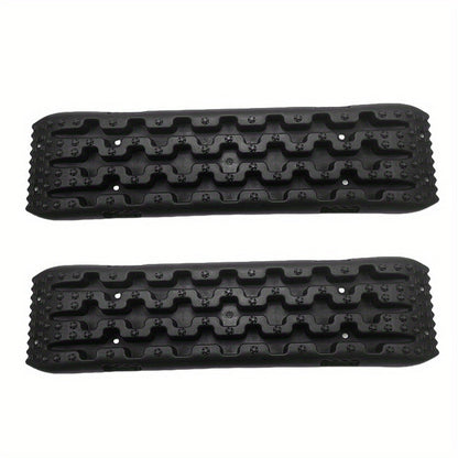 Vehicle Recovery Traction Boards 2-Pack – Heavy-Duty Anti-Slip Off-Road Escape Boards for Snow, Mud & Sand, Reinforced PP Material