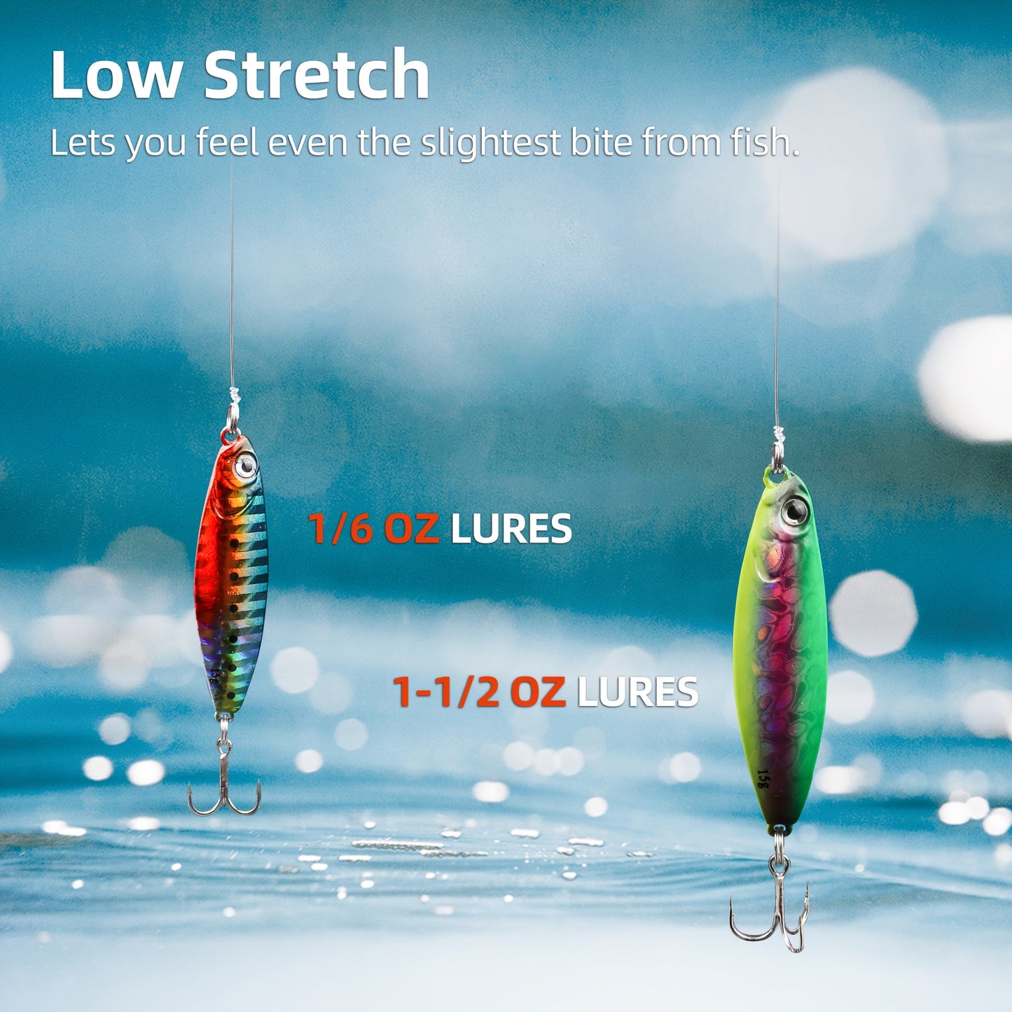 Fluorocarbon Fishing Line 1000 Yards 5-32LB Abrasion Resistant Clear Invisible Fast Sinking High Sensitivity for Freshwater Ice Fishing Bass