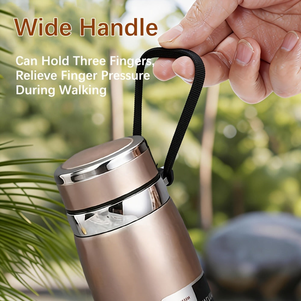 Insulated Water Bottle 1000ml 316 Stainless Steel – Double Wall Vacuum Flask with Leak-Proof Lid, Wide Mouth