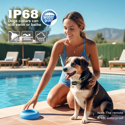 Dog Training Collar with Remote – LED Light, Beep, Vibration & Safe Shock Modes | Waterproof E-Collar for 1