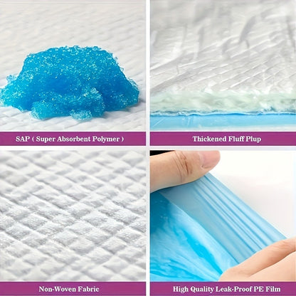 Puppy Pee Pads XXL 30x36 Inch 40 Count – 6-Layer Thickened Heavy Absorbent Disposable Dog Training Pads with Polymer Leak-Proof & Quick-Dry