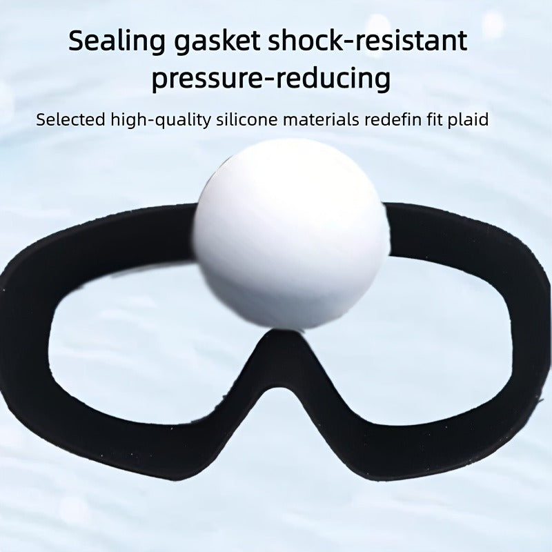 Mirrored Swimming Goggles with Nose Clip, Earplugs and Case in Gold, Pink or Two-Pair Gold-and-Pink Options