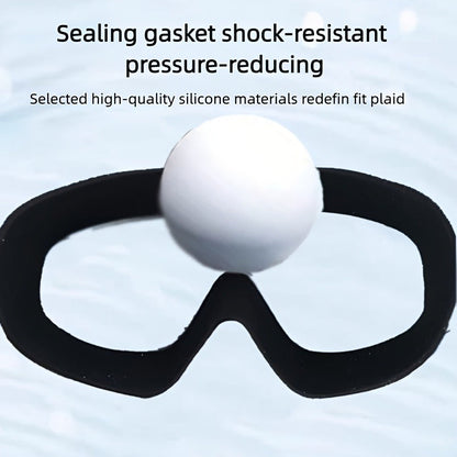 Mirrored Swimming Goggles with Nose Clip, Earplugs and Case in Gold, Pink or Two-Pair Gold-and-Pink Options