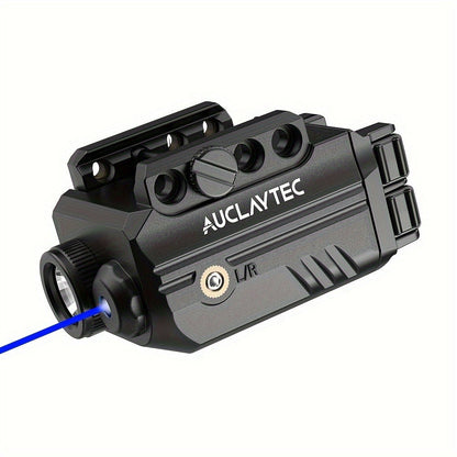Pistol Light Laser Combo 500 Lumens – Green Red Blue Laser Sight, 5 Modes, USB-C Rechargeable, Fits Subcompact & Compact Handguns
