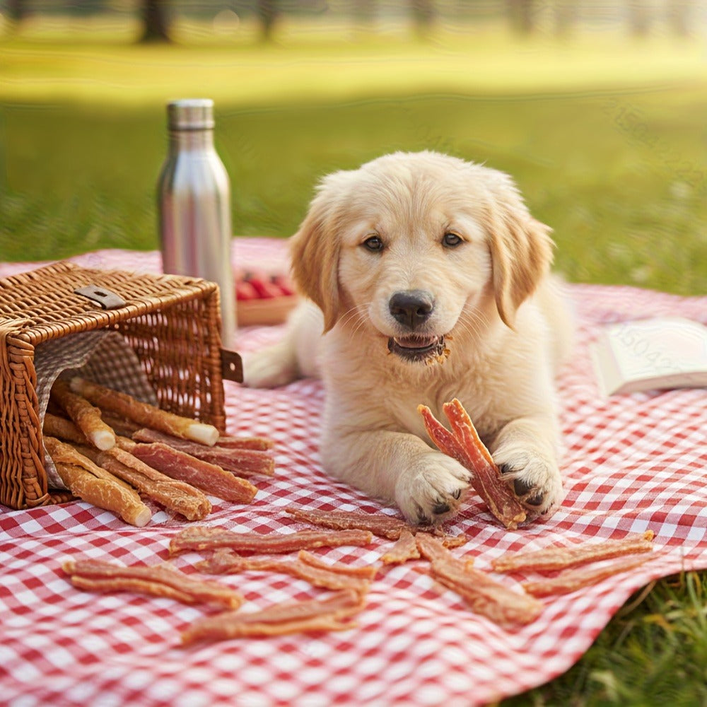 Chicken Jerky Dog Treats Real Pure Chicken Duck High Protein Low Fat Long Lasting Chews Healthy Digestible Training Reward Snack 200g 400g