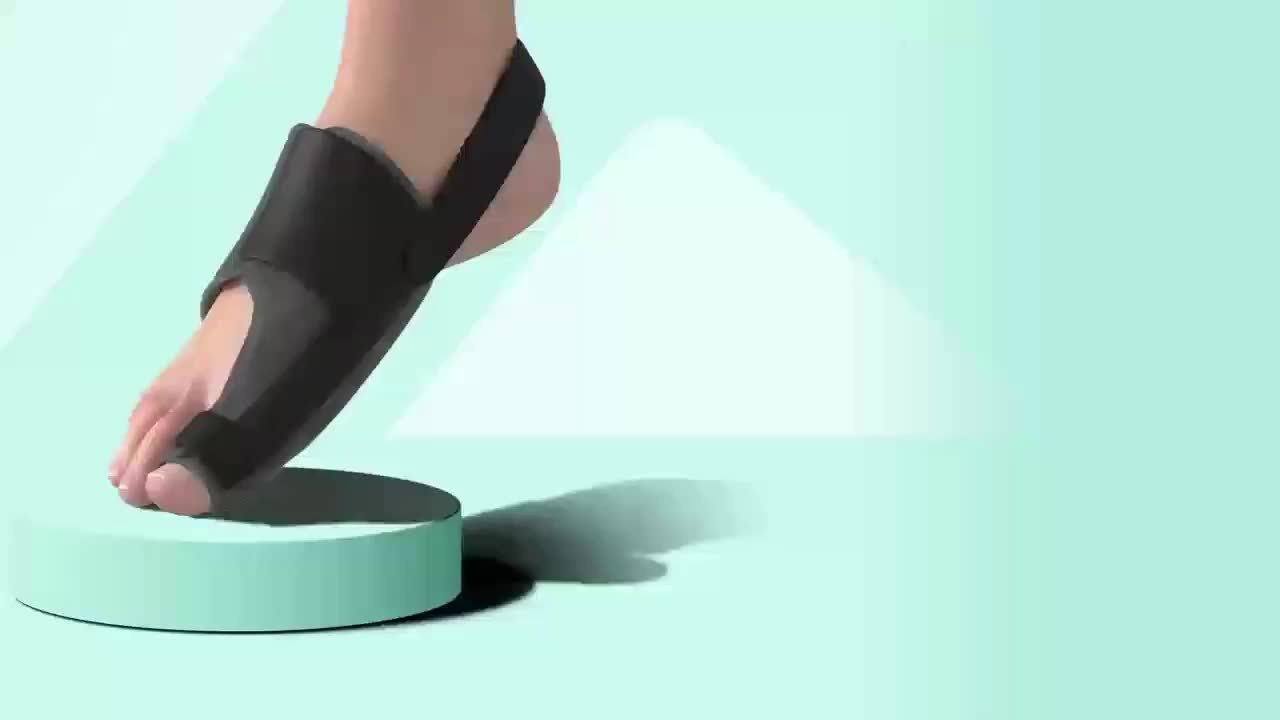 Adjustable Big Toe Separator Splint Pair with Two Metal Angle Bars, Double Straps and MB1Q Checkout Model