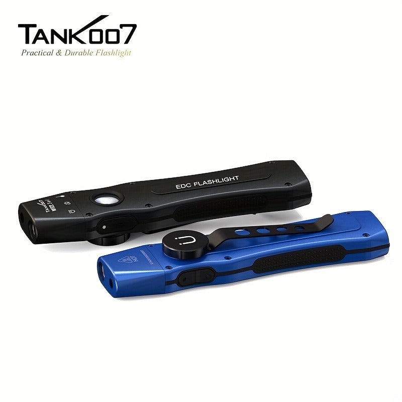 Flashlight 3-in-1 White, UV365 and Green Light Torch with Side Magnet in Black or Blue for Inspection