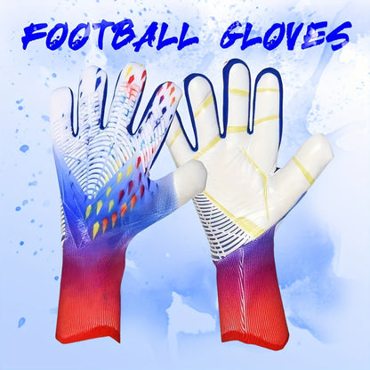 Silicone Grip Goalkeeper Gloves with Superior Traction – Available in 6 Colors & 5 Sizes, Professional Soccer & Rugby Goalie Gloves for Men