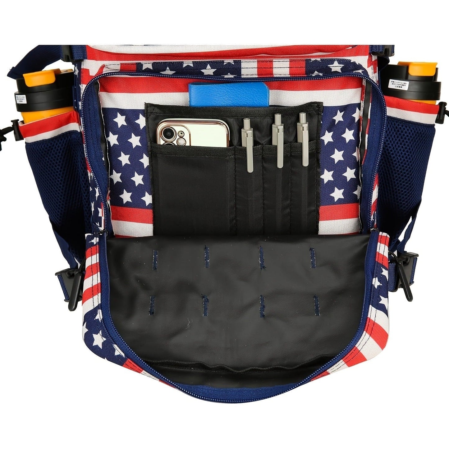 Flag Design Hiking Backpack 20L Tactical Daypack Waterproof Camping Travel Bag Cycling Fitness Outdoor Sports Backpack Independence Day Gift
